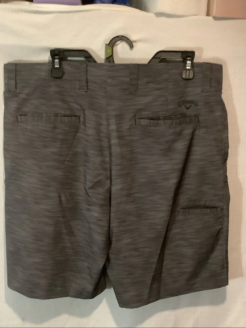 Callaway Men's Heathered Charcoal Golf Shorts